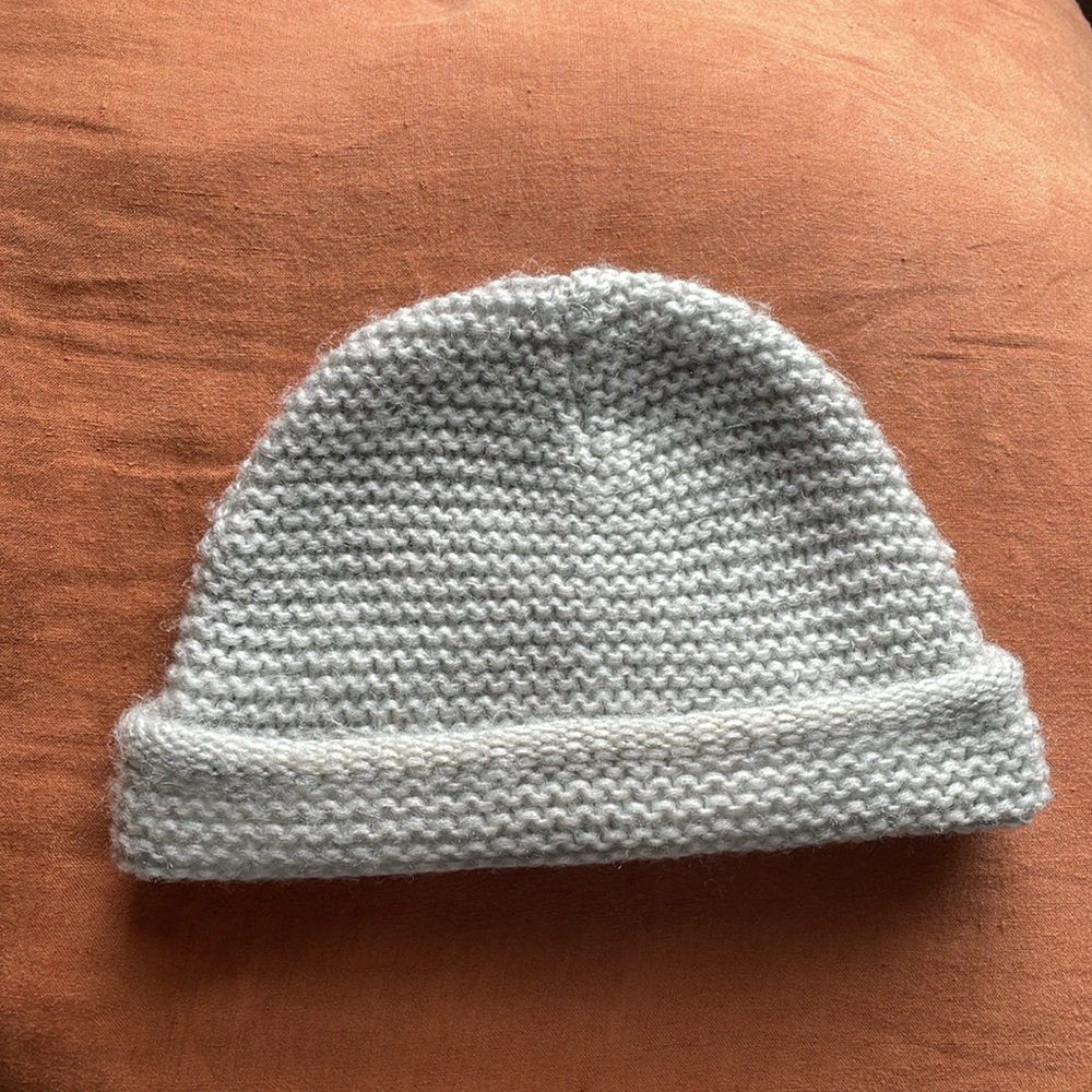 Zara gray knit hat